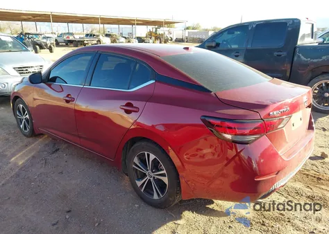 2021 Nissan Sentra Sv Xtronic Cvt z USA, uszkodzony, nr VIN 3N1AB8CV3MY242333